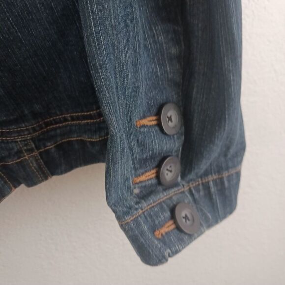 New york denim one button jacket size 10 - Picture 5 of 7